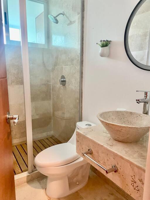 Departamento Xhelin Maya, Exclusivo En Playa Del Carmen, Quintana Roo Luaran gambar